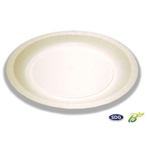 Assiette Ronde Carton 18 Cm - Sdg - Lot De 250