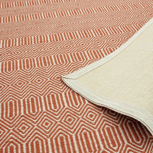 Tapis De Couloir En Coton - Orange