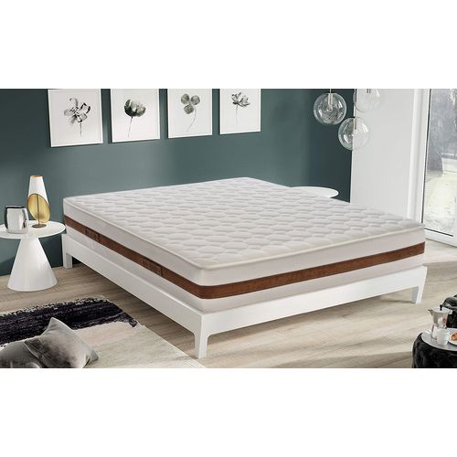 Matelas Mousse 80x190 - Accueil Mémoire De Forme - Hauteur 22 Cm - Modèle Bolsena