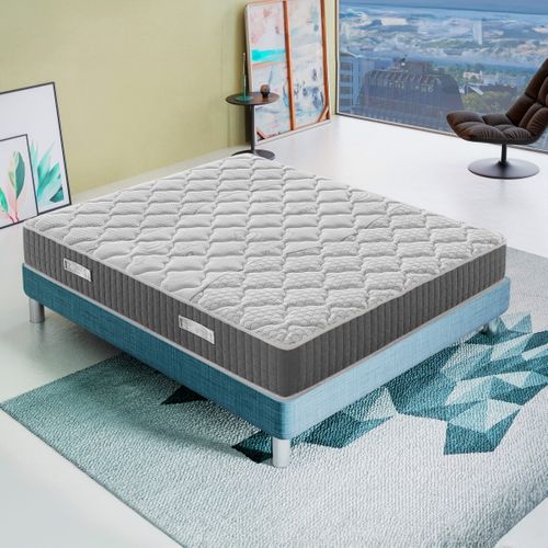 Matelas Mousse 90x200 Accueil Mémoire De Forme - Epaisseur 25 Cm - Modèle Hermes