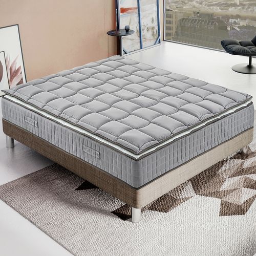 Matelas Ressort  140x200 Cm Elite -  Accueil Mémoire De Forme - Epaisseur 27 Cm - Ferme