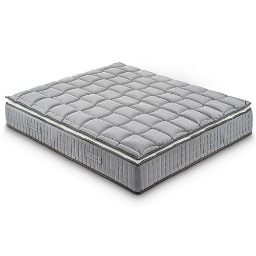 Matelas Ressort 200x200 Cm Elite - Accueil Mémoire De Forme - Epaisseur 27 Cm - Ferme