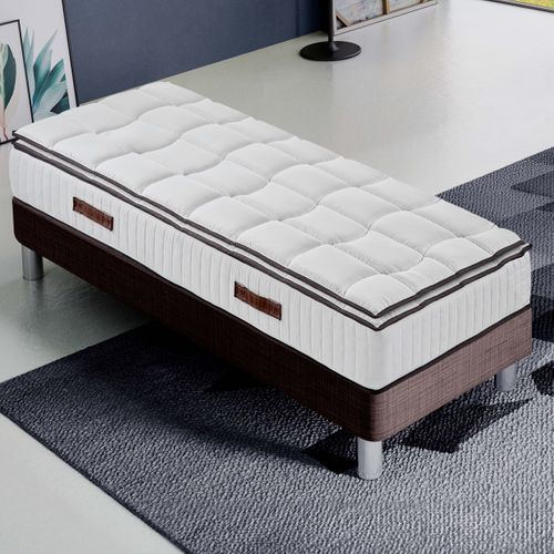 Matelas Mousse  70x190 Cm Royal - Accueil Mémoire De Forme - Epaisseur 24 Cm - Ferme