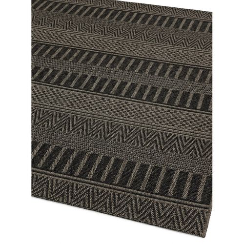 Tapis Intérieur Extérieur Vara - Noir - 160x230 Cm