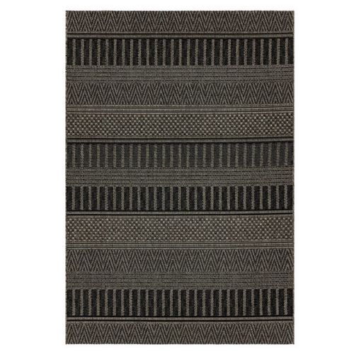 Tapis Intérieur Extérieur Vara - Noir - 160x230 Cm