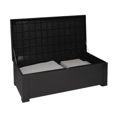 Coffre De Jardin En Résine "diva" - Anthracite
