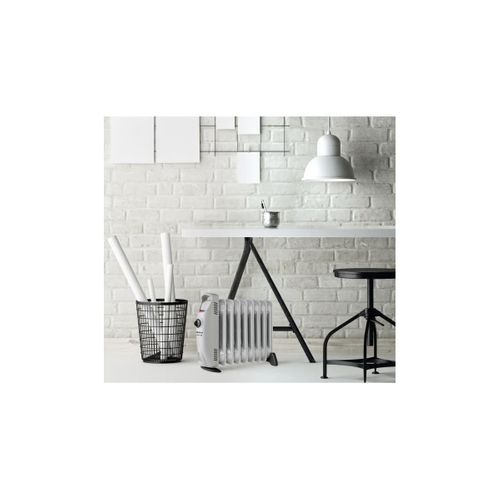 Radiateur À Bain D'huile 1000w Blanc - Masai 1000