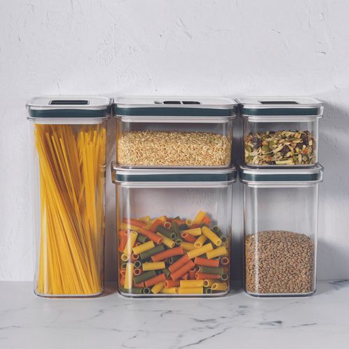 Boîte Conservation Organizer 0,4l Carré En Plastique
