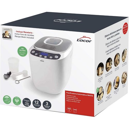 Machine à Pain 1kg 550w Blanc/gris - 69334