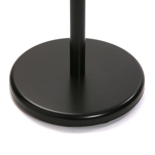 Valet De Chambre Multifonctionnel Avec 2 Perchoirs Holstebro 46,5x28,8x112cm,métal Et Bois, Noir