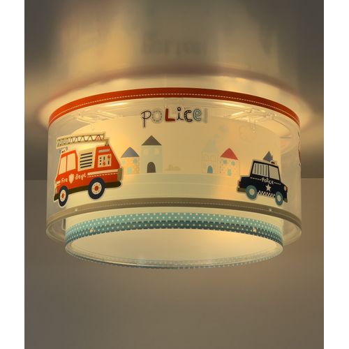 Plafonnier Pour Enfant Police Et Pompiers