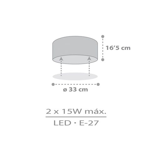 Plafonnier Pour Enfant Star Light Lumière Étoilée Blanc