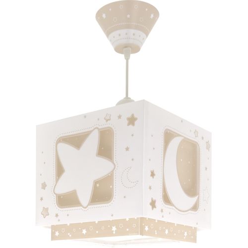 Lustre Et Lampe Suspension Enfant Moonlight Lune Et Étoiles Beige