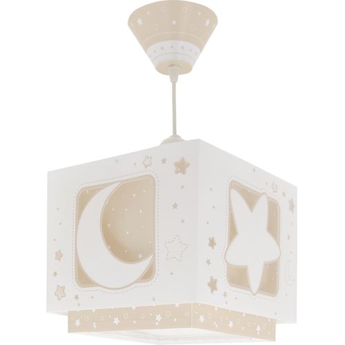 Lustre Et Lampe Suspension Enfant Moonlight Lune Et Étoiles Beige