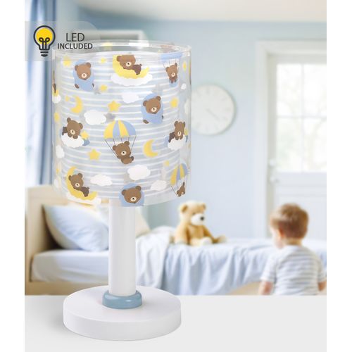 Lampe De Chevet Veilleuse LED Pour Enfants Baby Teddy Oursons Bleu