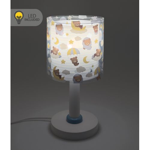 Lampe De Chevet Veilleuse LED Pour Enfants Baby Teddy Oursons Bleu