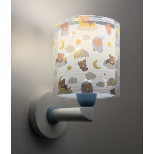 Applique Murale Pour Enfants Baby Teddy Bleu Ours