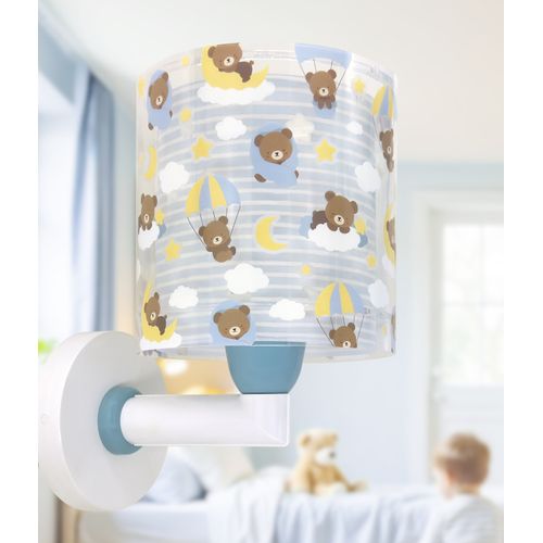 Applique Murale Pour Enfants Baby Teddy Bleu Ours