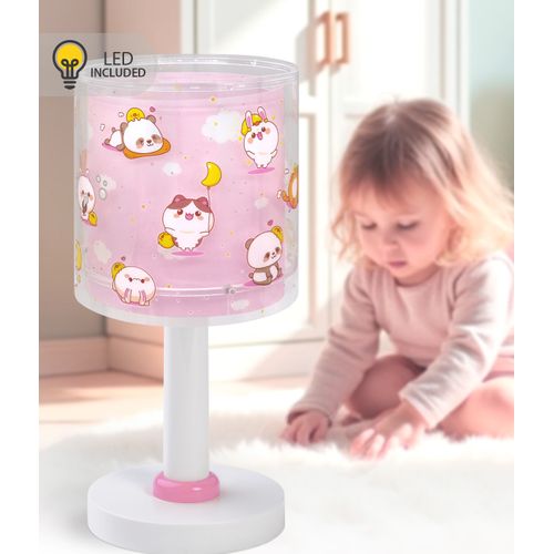 Lampe De Chevet Veilleuse LED Pour Enfants Kawaii Friends Animaux Rose