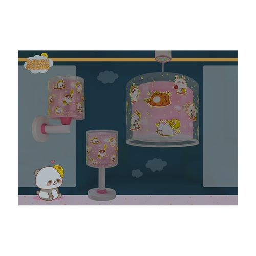 Lampe De Chevet Veilleuse LED Pour Enfants Kawaii Friends Animaux Rose