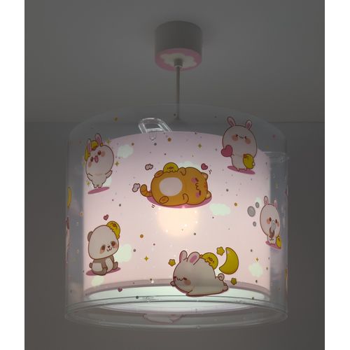 Lustre Et Lampe Suspension Pour Enfants Kawaii Friends Rose Animaux