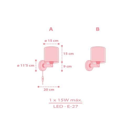 Applique Murale Pour Enfants Kawaii Friends Rose Animaux