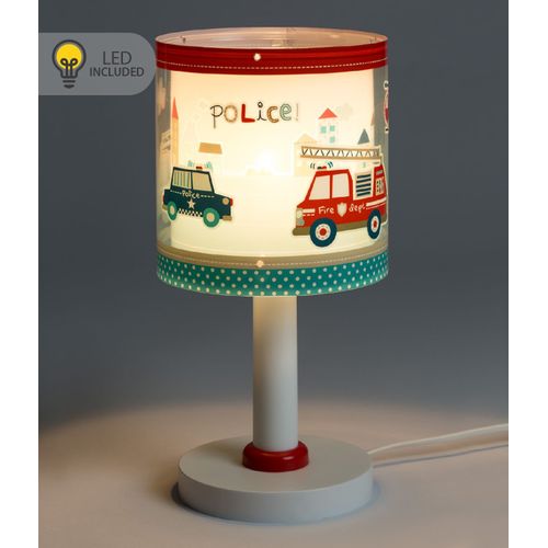 Lampe De Chevet Veilleuse LED Pour Enfants Police Et Pompiers