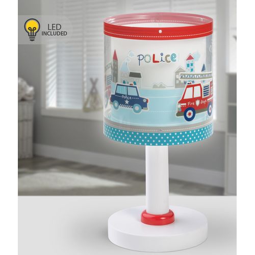 Lampe De Chevet Veilleuse LED Pour Enfants Police Et Pompiers
