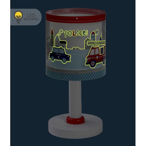Lampe De Chevet Veilleuse LED Pour Enfants Police Et Pompiers