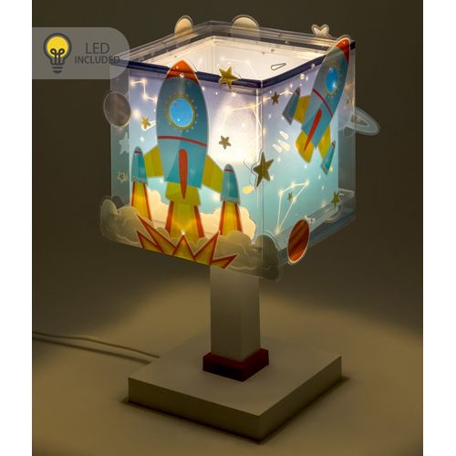 Lampe De Chevet Veilleuse LED Pour Enfant Rocket Fusée