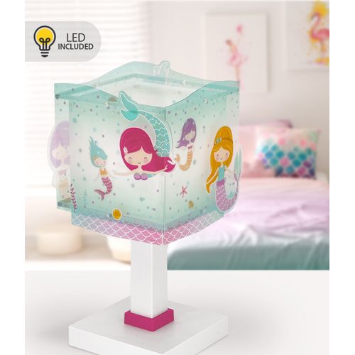 Lampe De Chevet Veilleuse LED Pour Enfant Mermaids Sirènes
