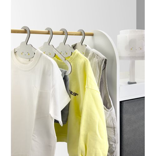 Cintres Pour Enfants Baby Dreams Nuage Gris Pack De 8 Pièces. (2 X Modèle)