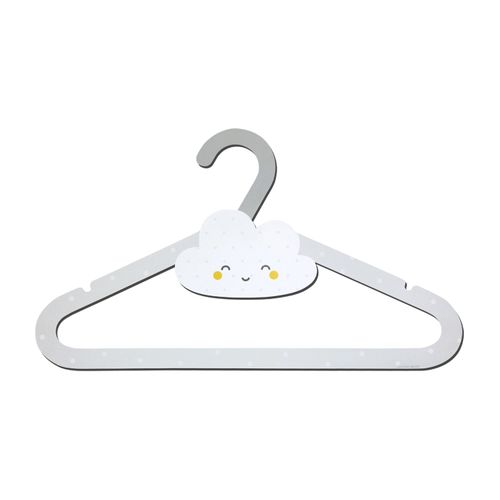 Cintres Pour Enfants Baby Dreams Nuage Gris Pack De 8 Pièces. (2 X Modèle)