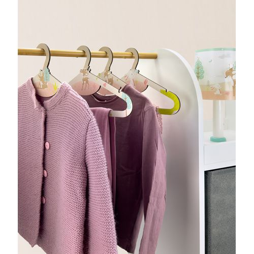 Cintres Pour Enfants Loving Deer Cerf 8 Pièces. (2 X Modèle)