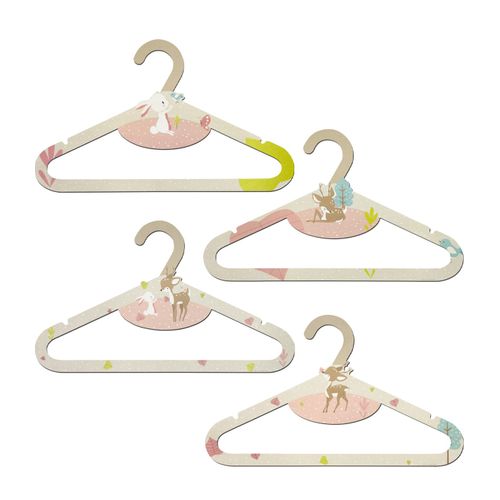 Cintres Pour Enfants Loving Deer Cerf 8 Pièces. (2 X Modèle)