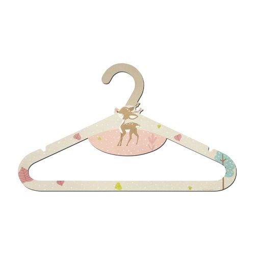Cintres Pour Enfants Loving Deer Cerf 8 Pièces. (2 X Modèle)