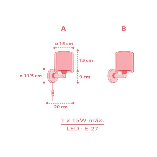 Applique Murale Pour Enfants Rainbow Arc-en-ciel