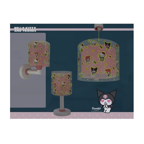 Lampe De Chevet Veilleuse LED Pour Enfants Hello Kitty et Friends, Kuromi, My Melody Und Cinnamoroll