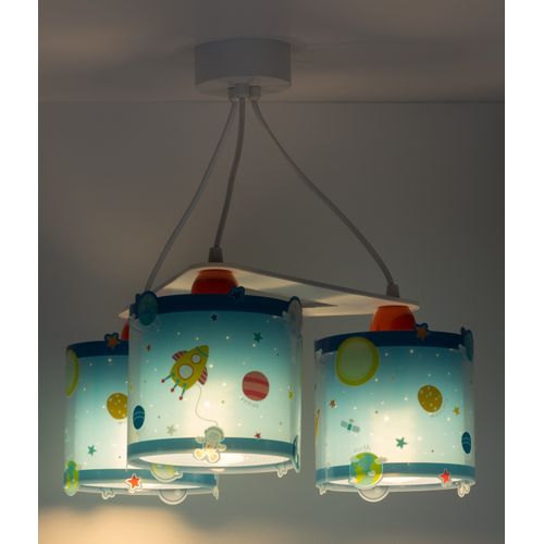 Suspension Pour Enfants à 3 Lampes Planets Planètes Système Solaire