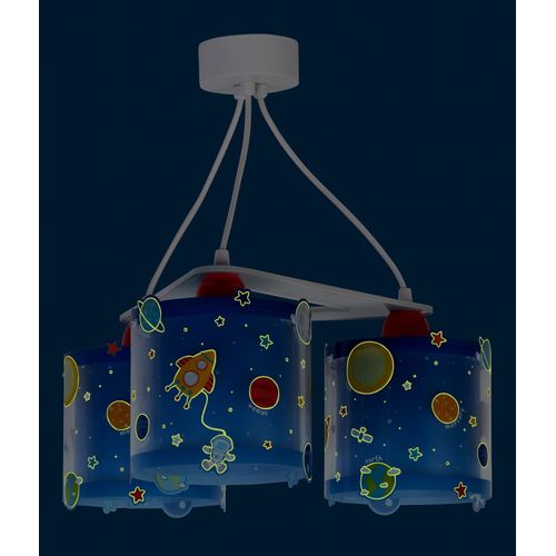 Suspension Pour Enfants à 3 Lampes Planets Planètes Système Solaire