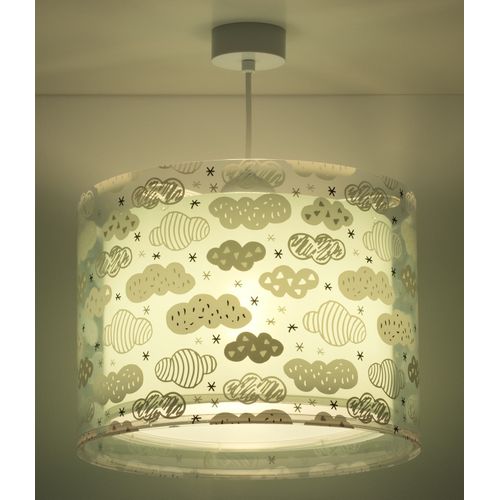 Lampe Suspension Enfant Clouds Nuages Vert