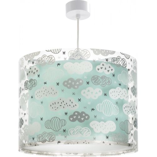 Lampe Suspension Enfant Clouds Nuages Vert