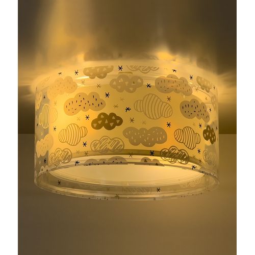 Plafonnier Pour Enfant Clouds Nuages Gris