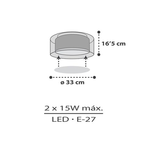 Plafonnier Pour Enfant Clouds Nuages Gris
