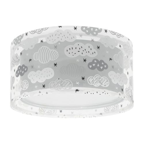 Plafonnier Pour Enfant Clouds Nuages Gris