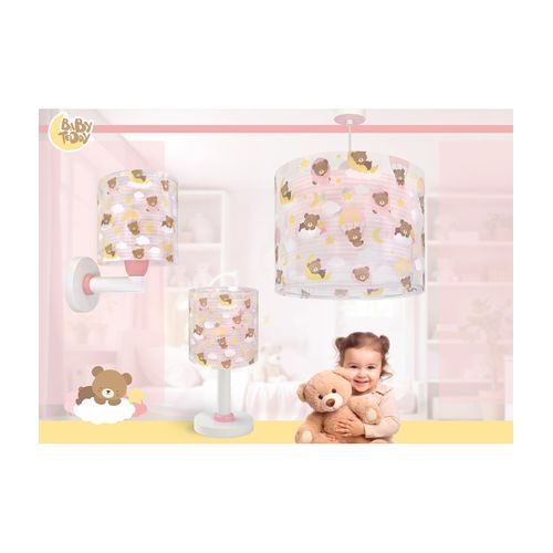 Lampe De Chevet Veilleuse LED Pour Enfants Baby Teddy Oursons Rose