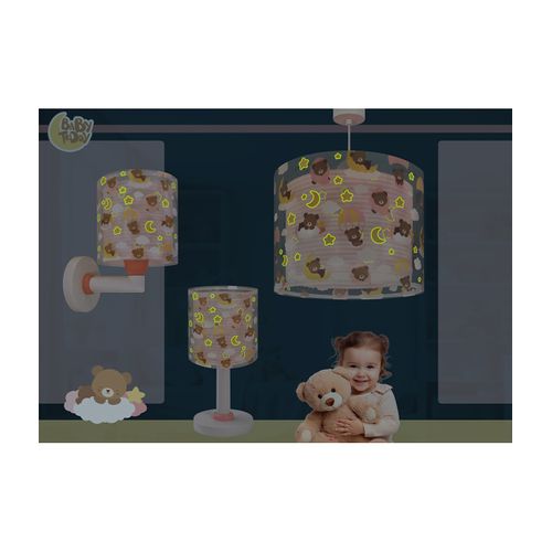 Lustre Et Lampe Suspension Pour Enfants Baby Teddy Rose Ours