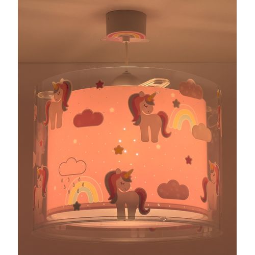 Lampe Suspension Enfant Unicorns Licornes