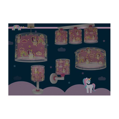 Plafonnier Pour Enfant Unicorns Licornes