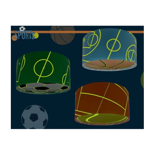 Plafonnier Pour Enfant Basket Panier Sports